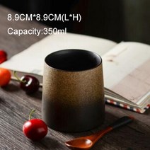 전통 찻잔 보이차 말차 다완 정호 개완 막사발 찾잔 350ML 수제 레트로 내열 일본, b