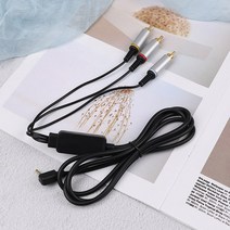 1pc 오디오 비디오 av 케이블 to rca 확장 복합 데이터 코드 플레이 스테이션 휴대용 psp 2000 3000 tv 모니터에 슬림, 1.8m