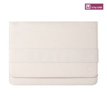 UAG [U]모우브 슬림 노트북 슬리브 파우치 13인치 차키 핸드폰 휴대용 보조배터리 수납 가능, 아이보리
