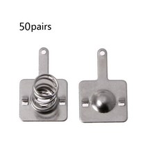 100pcs 건전지 파편 AA 또는 AAA 봄 5 No. 긍정적이고 부정적인 접촉 조각 50 쌍 하락 배