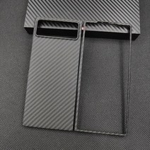 폴드2케이스 KEVLAR 탄소 섬유 전화 케이스 샤오미 믹스 폴드 2 아라미드 안티 드롭 슬림 백 커버, [01] For MIX Fold 2, [01] Black (Big Hole)