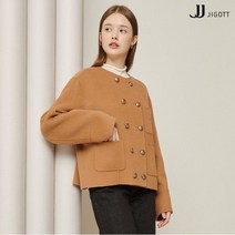 JJ지고트 JJ.ro 자수 포켓 울 캐시미어 숏 코트 GMAA0CTR2