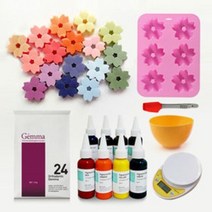 마타바 석고방향제 DIY재료 한눈에보기 (diy재료), 몰드. 61_체리블라썸 6구
