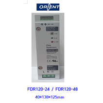 오리엔트전자 찬넬형 스위치모드 파워써플라이 FDR120-24(입력 220V 출력 24V 2.2A) FDR120-48 (입력 220V 출력 48V 1.1A ), FDR120-24