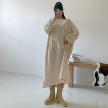 멋쭈 골지 박시핏 니트원피스 (3color)