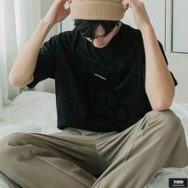 가바바 남성 오버핏 반팔티 테디베어를 Take it wear 반팔 티셔츠 G60775