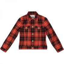 와타나베 준야 Junya Watanabe 타탄 청 자켓 데님 재킷 Tartan 멀티컬러