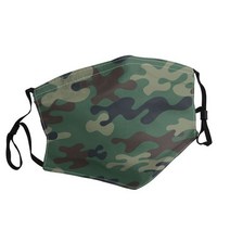 마스크 호랑이 스트라이프 카모 입 얼굴 성인 군사 전술 위장 안개 방지 먼지 보호 커버 호흡기 머플, 없음, 8.8 - Adult Mask