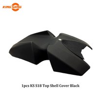 원래 킹 송 KS S18 액세서리 흰색과 검은 색 외부 쉘 보호 커버 부품 KingSong 전기 휠 EUC, 03 1pcs Top Black