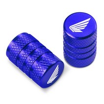 쿠션좋은 오토바이 시트 안장 오토바이 휠 타이어 림 밸브 스템 캡 커버 혼다 CBR 125R 954 600 F4i 650F, 05 Blue