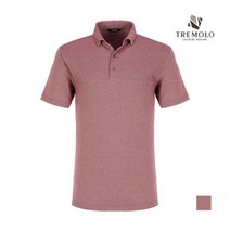 인디안 TREMOLO 슬림핏 반팔 카라 티셔츠_TRNASVY2411