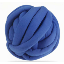 굵은 털실 아이슬란드 털실 방석 수제 뜨개질 침대 둘레, L