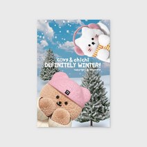 SNOWY WINTER COVY AND CHICHI-BLUE(엽서), 엽서