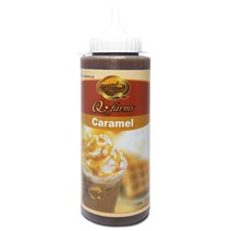 큐팜스 토핑용 카라멜 소스 500g 마끼아또 커피 데코, 1개입, 1개