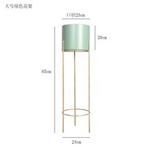 철재화분다이 원목화분선반 정리대모던하고 심플한 꽃꽂이 패션 연철 식물 선반 견고한 구조 화분 스탠드, 23 Gold Frame Large