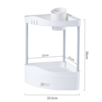 DND마켓 주방 코너 선반 수저통 칼꽂이 (주)존 글로벌, 화이트