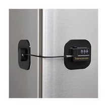 냉장고 락 콤비네이션 Combo, 블랙 amp 스퀘어