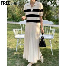 프리나인 프리나인 단니트주름원피스FRO31023A