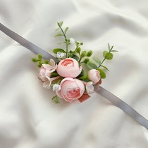 엘블랑꼬 브라이덜 샤워 꽃팔찌기획전 5종 모음 우정팔찌 셀프웨딩 스냅촬영 조화소품 팔찌
