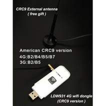 카파이 와이파이 동글 휴대용 무선 USB ldw931 4g wifi 라우터 nano sim 카드 wifi lte usb 4g modem pocket hotspot antenna, 미국 crc9 버전