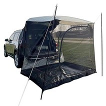 캠핑 트레일러 악세서리 유니버설 suv 캠핑 텐트 car tailgate sun shade awning tent for camp car rear tent trailer large, 내부 텐트 튜브 없음