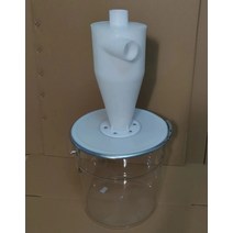 사이클론집진기 목공 집진 필터 먼지 흡입 연마, 3.50구경소형분리기세트가 포함된 18리터투명배럴