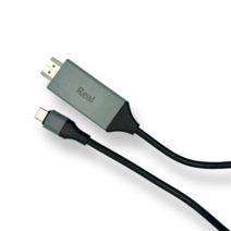 레알 USB3.1 TYPE-C to HDMI 4K 케이블 2M RL003, 본상품선택, 엘림헬스케어81 본상품선택