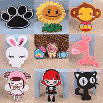5+1 [케릭터] 까미샵 DIY 견장 리폼 마크 밀리터리 브로치 와펜 케릭터 코사지 패치 해골 이모티콘 3D와펜 단추 이모티콘 스팽글 니트와펜 청지, 케릭터-001