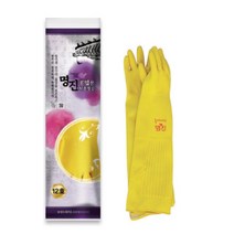 명진 공업용 고무장갑 12호 1켤레 공장용 두꺼운 산업용 도톰한 질긴 해루질 갯벌 미나리