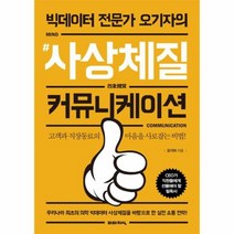 빅데이터 전문가오기자의 사상체질 커뮤니케이션, 상품명