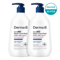 더마비 [더마비][1+1] 세라엠디(CeraMD) 리페어 크림워시 400ml, 단품없음