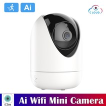 강아지 고양이 반려동물 CCTV 홈캠 용품 NEOCoolcam 3.0MP 실내 적외선 야간 시계 Ai 자동 추적 PT CCTV 보안 카메라 홈 베이비 시터 애완 동물 베이비 모니터링, 01 3MP AI WiFi Camera, 01 EU 플러그