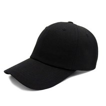 [스탠드업]플레인 블랙 컬러 볼캡