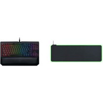 레이저 블랙 위도우 TE 크로마 v2 TKL 텐키리스 기계식 게이밍 키보드: 녹색 키 스위, 상품선택
