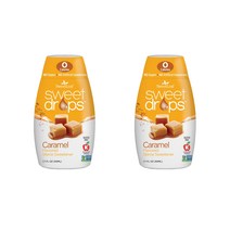 스위트리프 드롭스 스테비아 스위트너 카라멜, 50ml, 2개