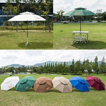 낚시 테라스 정원 비치 야외 우산 파라솔 대형파라솔, 대형 고정파라솔 2.7m_블루