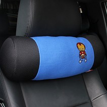 마블 차량용목쿠션 마블 헤드쿠션 아이언맨 스파이더맨, 02.레드-스파이더맨
