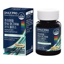 데일리프로 프리미엄 안심 마그네슘 315 플러스, 1개, 60정