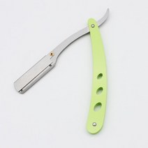 전기면도기 전동면도기 남성 zqzq 스트레이트 에지 10 면도 블레이드 이발 수염 눈썹, 청록색 은색