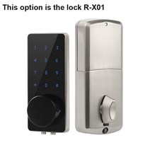 도어락 TT 잠금 블루투스 Deadbolt 도어 디지털 전자 열쇠가없는 항목 터치 키보드 스마트 홈 쉬운 교체 게, 02 X01