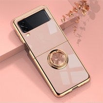 아이수트 Z플립4 (SM-721) 금장 전기도금 공법 슬림핏 마그네틱 엔틱 핑거링 골드 메탈 핸드폰 케이스 링홀더 스탠드 기능 마그네틱 차량거치 가능