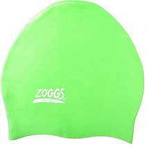 Zoggs 300624-330 - UV Green Zoggs Easy Fit Silicone Swim Cap, 1