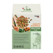 1.2kg 비만강아지 저지방 체중감량 사료 닭고기+각종 야채 말랑사료