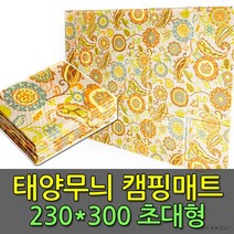 LF캠핑 코팅 발포매트 군대매트리스(230x300) 차박평평 코스트에어매트 감성 피크닉, 태양
