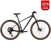 [사바코리아]CAMP SAHARA 사하라 XT 12단 29인치 카본 MTB자전거 100%완조립, 그레이 블랙, 15.5