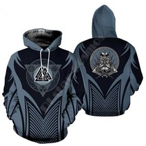 오토바이 방한복 남자 바이킹 3D 프린트 풀오버 후드 의류 가을/겨울 2021 핫 트렌드 패션 매칭 얇은 스타, 04 WJ528