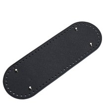 29.5*10cm 타원형 긴 바닥 니트 가방에 대 한 Pu 가죽 가방 액세서리 38 구멍 Diy 크로 셰 뜨개질 바닥과 손수