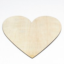 하트30cm 나무판 DIY 펜던트 공예장식품