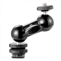 볼헤드 매직암 마운트 카메라 고프로 액션캠 LED CCTV, 단품
