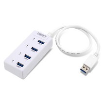 넥스트 NEXT-505UHP USB 3.0 4포트 유전원 허브 USB허브, 선택없음